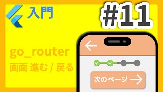 #11 Flutter入門講座 go_router編