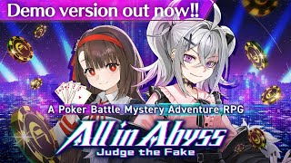 Poker Adventure『All-in Abyss: Judge the Fake』Demo Release Trailer