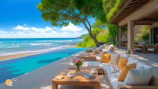 Morning Coffee with Upbeat Jazz – Unwind with the Serene Beach View and Bossa Nova