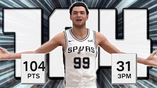 NBAで前代未聞のとんでもない記録をたたき出してしまった男【NBA 2K25】#１０