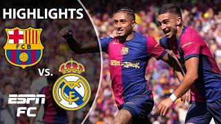 A DRAMATIC EL CLASICO 🔥😤 Barcelona vs. Real Madrid | LALIGA Highlights | ESPN FC