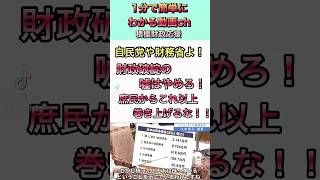 自民党や財務省よ！！財政破綻の嘘はやめろ！庶民からこれ以上巻き上げるな！！