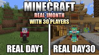 【マイクラ】リアル30日間でマイクラを開拓した結果【ゆっくり実況】【ゆっくり鯖】