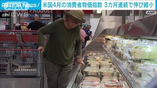【速報】アメリカ4月の消費者物価指数は前年同月比2.3％上昇　伸び率3カ月連続で縮小(2025年5月13日)