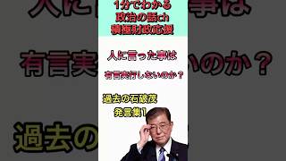 過去の石破茂発言集