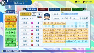 【パワプロ2024】日ハムで打撃金特全部+威圧感の小笠原道大作成【プロ野球12球団編・日ハム編】【ダイジョーブのメス】