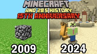 【マイクラ】マインクラフトの15年間の歴史　～ついでに２８（ふたば）の歴史～【マイクラリレー2024】