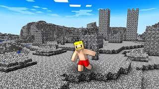 Defeat the Ender Dragon in a world where all blocks have turned to bedrock! [Minecraft]