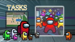 Among Us task disturbance dance step