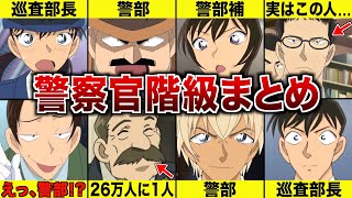 【総勢44名】名探偵コナンに出てくる警察官の階級まとめ【ゆっくり解説】
