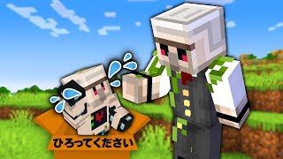 【マイクラ】捨てられたロボットを拾って育てた結果！？