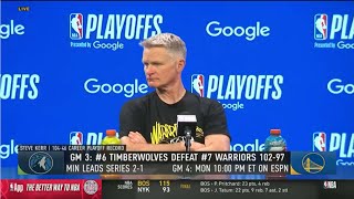 "JK played one of the best games of his life"- Steve Kerr had high praise for Jonathan Kuminga in G3