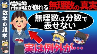 【ゆっくり解説】数学界の異端児「無理数」を分数で表す！？
