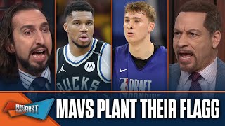 Mavs win draft lottery, Should Dallas trade the pick for Giannis? | NBA | FIRST THINGS FIRST